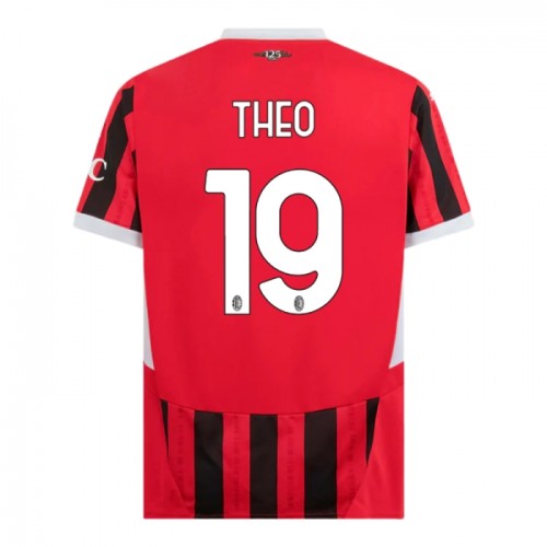 Maglia AC Milan Theo 19 Primo 2024-25 Maniche Corte - Uomo Maglia AC Milan Theo 19 Primo 2024-25 Maniche Corte - Uomo